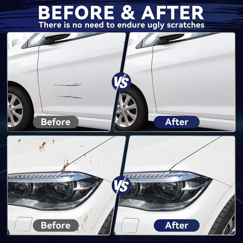 SENVEN Car White Paint Touch Up Cars Scratch Repair for Vehicles, Rim High-Gloss White Paint Pen 30ML Quick Drying Automotive Scratch Repair, Non-toxic 1.5 oz Easy to Use - Image 3